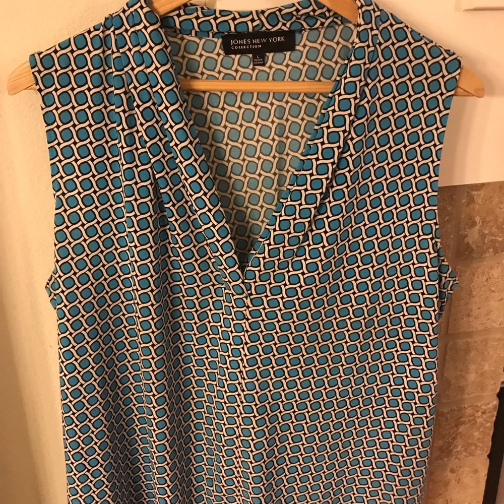Jones New York Collection Sleeveless Blouse